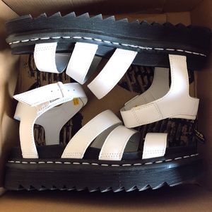 BRAND NEW Dr. Marten White Sandals !!!